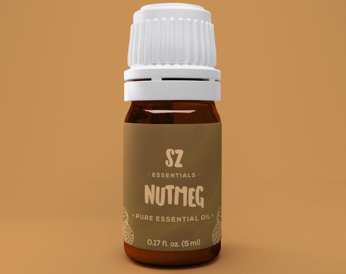 Nutmeg Essential Oil - 100% Pure and Natural - Extracted from Mystica Fragrance - Undiluted 5ml
