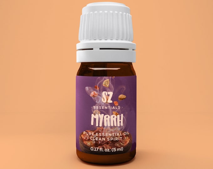 Myrrh Essential Oil - Aged for 2 years - Therapeutic Grade - 100% Pure and Natural - Undiluted -