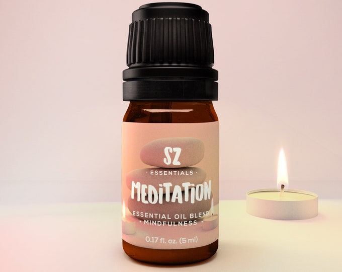 Meditation Essential Oil Blend - 100% Pure essential oils - Perfect balance - Undiluted