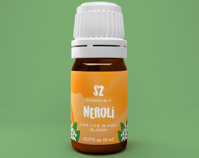 Neroli Essential Oil - Real Neroli, extracted from the bitter orange tree blossoms -  100% Pure, Undiluted, Therapeutic Grade. Top quality.