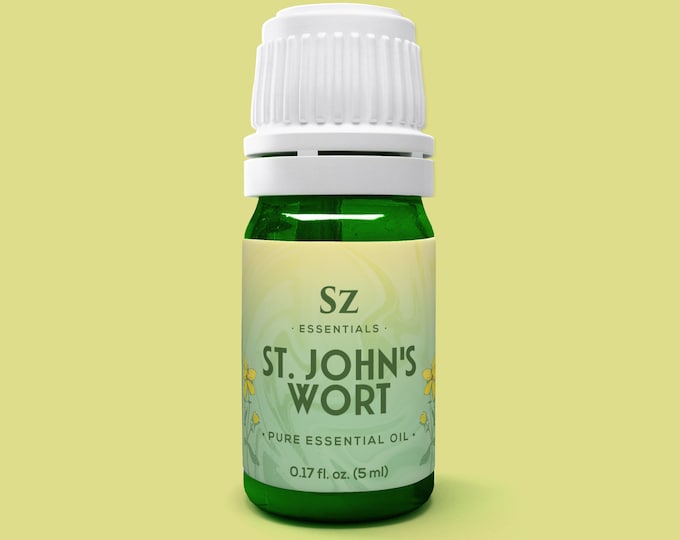 St. John's Wort Essential Oil - 100% Pure and Natural - Undiluted - 0.17 fl. oz.