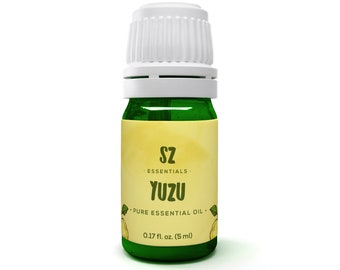 Aceite esencial de Yuzu - 100% puro y natural - grado terapéutico - El verdadero negocio - 5ml - Sin diluir