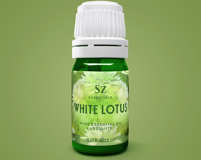 White Lotus Essential Oil - 100% pure therapeutic grade. Divine! The real deal - Nymphaea Lotus