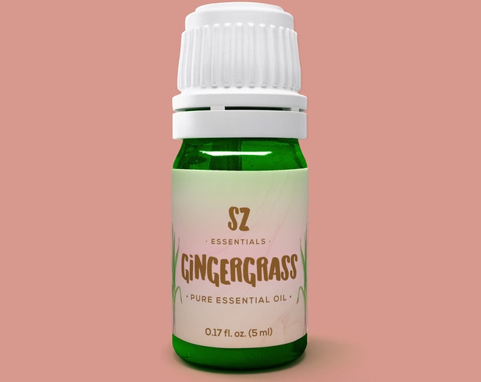 Ginger-Grass Essential Oil - 100% Pure and Natural, Undiluted