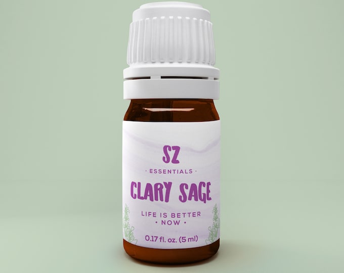 Clary Sage essential oil - Hormone balancer - 100% Pure and Natural - Undiluted