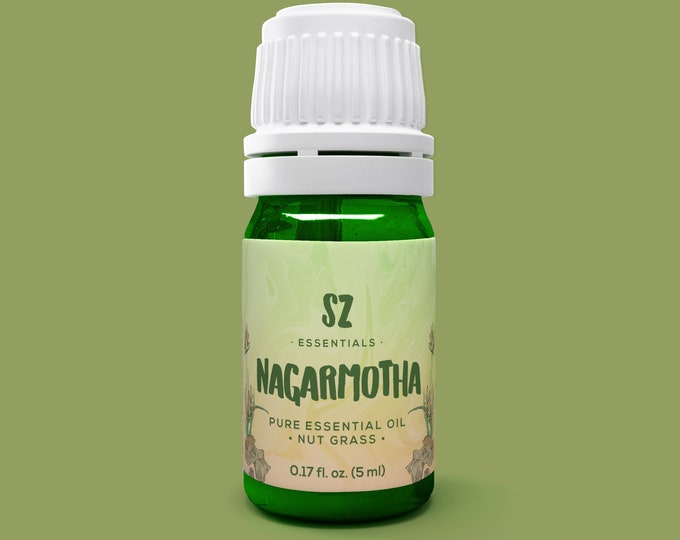 Nagarmotha Essential Oil - Cypriol - 100% Pure and Natural, Undiluted
