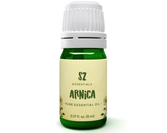 Arnica Pure Essential Oil: Cold Pressed from Arnica Montana Flower Petals (5mL)