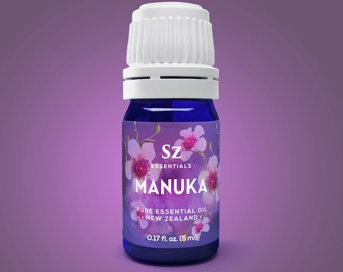 Manuka Essential Oil - 100% Pure and Natural - Herbaceous Scent - Therapeutic grade - Undiluted - 5ml