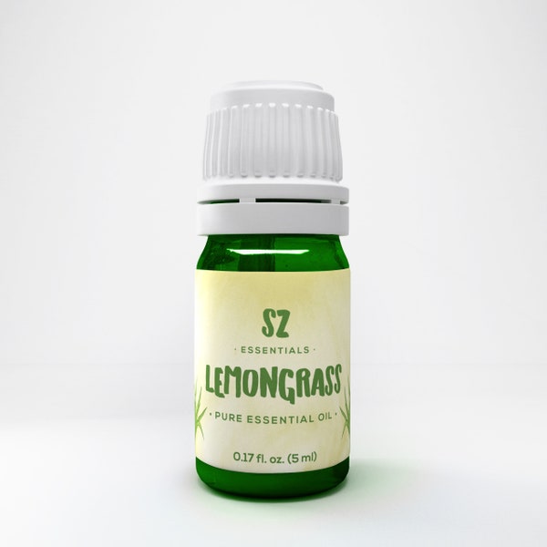Lemongrass Essential Oil - 100% Pure and Natural - Undiluted