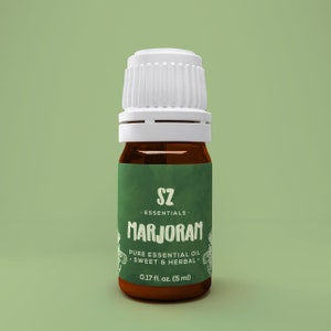 Marjoram Essential Oil - 100% Pure and Natural - Therapeutic Grade - Undiluted - 5ml