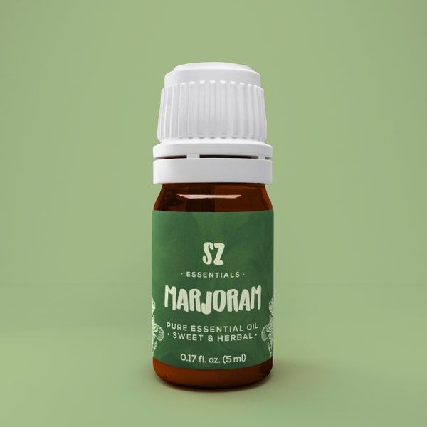Marjoram Essential Oil - 100% Pure and Natural - Therapeutic Grade - Undiluted - 5ml