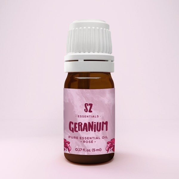 Rose Geranium Essential Oil - 100% Pure and Natural - Undiluted