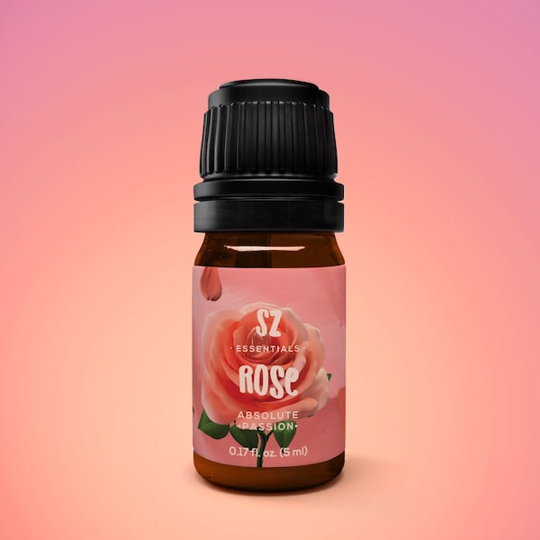 Rose Absolute Essential Oil - Bulgarian - Aphrodisiac -  100% Pure and Natural- undiluted