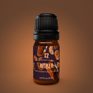 Amber Essential Oil - 100% Pure and Natural - Undiluted - No carrier oils