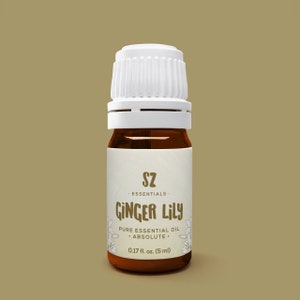 Ginger Lily Absolute Essential Oil - 100% Pure and Natural - Undiluted - Hedychium Coronarium