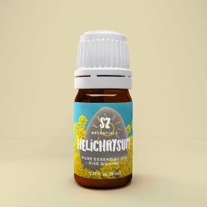 Helichrysum Essential Oil: 100% Pure Immortelle, Undiluted (0.17 fl oz)