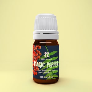 Pink Pepper Essential Oil - Shamanic  - Magic Pepper - Schinus Molle - Andean (Peruvian) oil - 100% Pure and Natural - Undiluted - 5ml