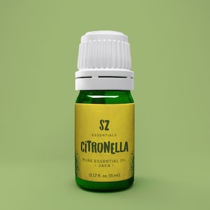 Essentiële olie van citronella: 100% pure Java-olie (5 ml)