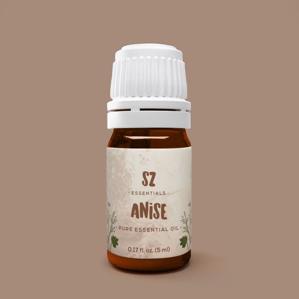 Aceite Esencial de Anís - 100% Puro y Natural - Grado Terapéutico - Sin diluir