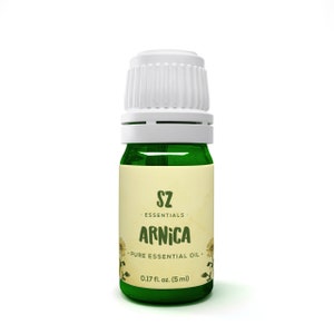 Arnica Essential Oil - 100% Pure and Natural - Arnica Montana Steam Distilled - Therapeutic grade - 5ml - Undiluted