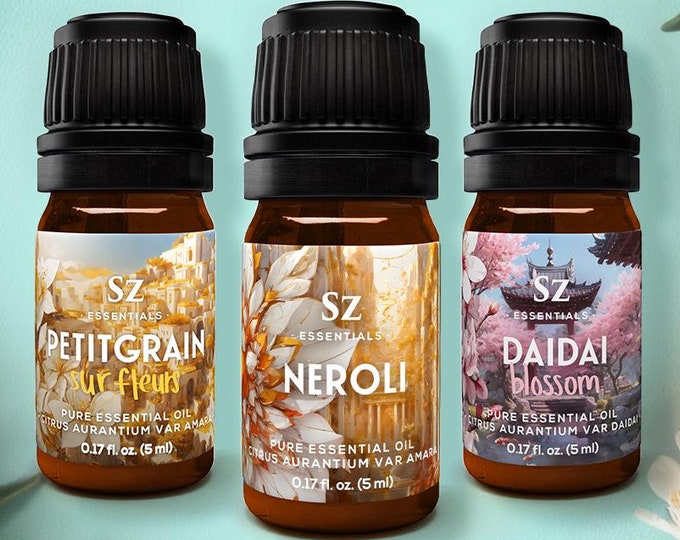 Neroli Soul Trip - Set of 3 Essential Oils - 100% Pure and Undiluted - Neroli lovers, this is for you!