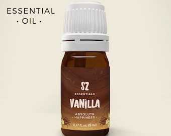Vanilla Essential Oil - Absolute Happiness - 100% Pure & Natural - Undiluted - 5ml