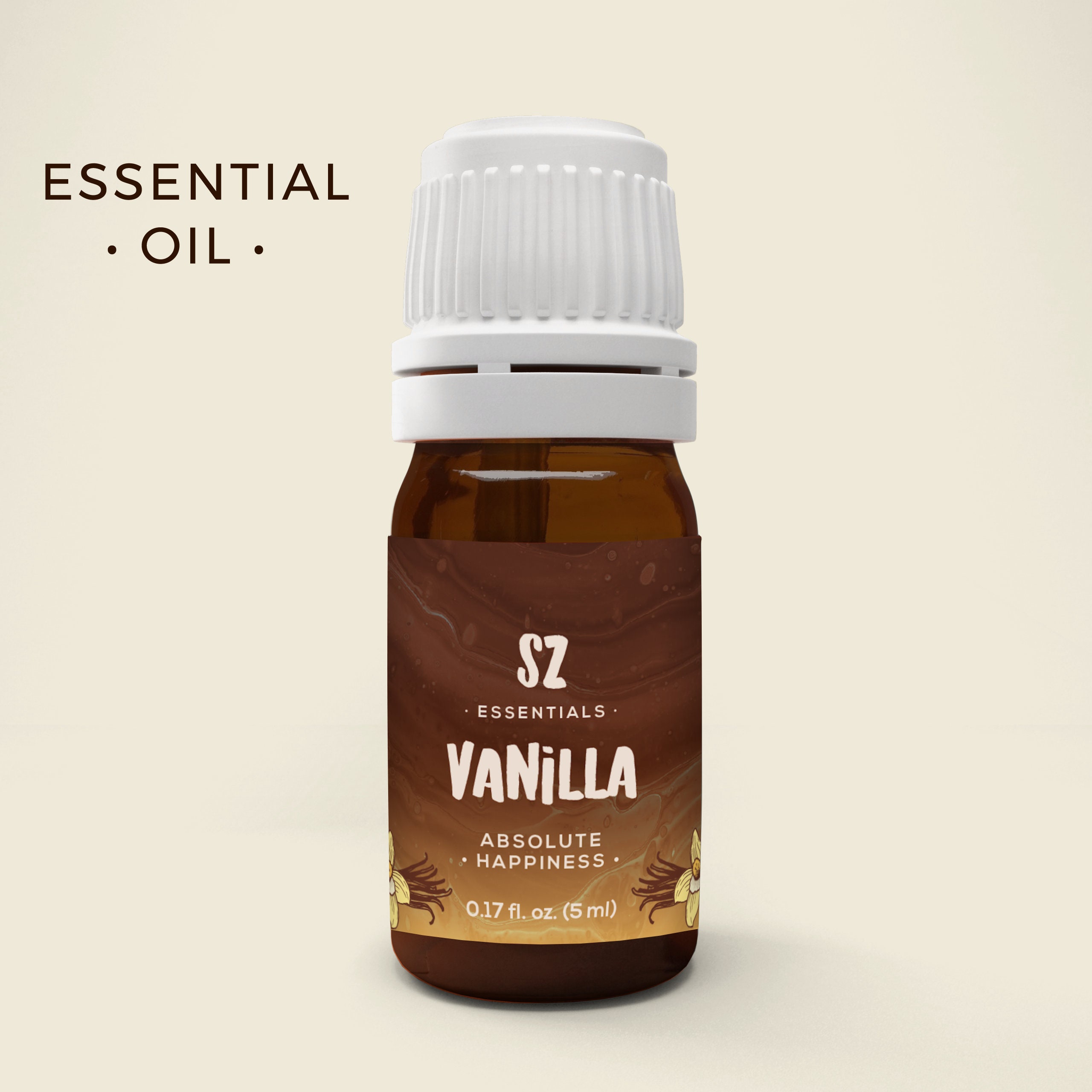 Vanilla Essential Oil - Absolute Happiness - 100% Pure - Undiluted