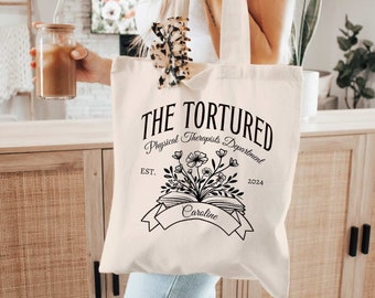 Fysiotherapeut tas Fysiotherapie cadeau PT cadeau voor Fysiotherapeut  afstuderen cadeau PT tote bag cadeau voor PT maand thuis gezondheid tas -  Etsy Nederland