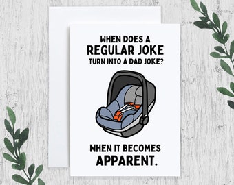 Funny 1st Fathers Day Card, Happy First Fathers Day, Card for New Dad, Gift for New Dad, Dad Gift Est 2023, Soon to be Dad, First Time Dad