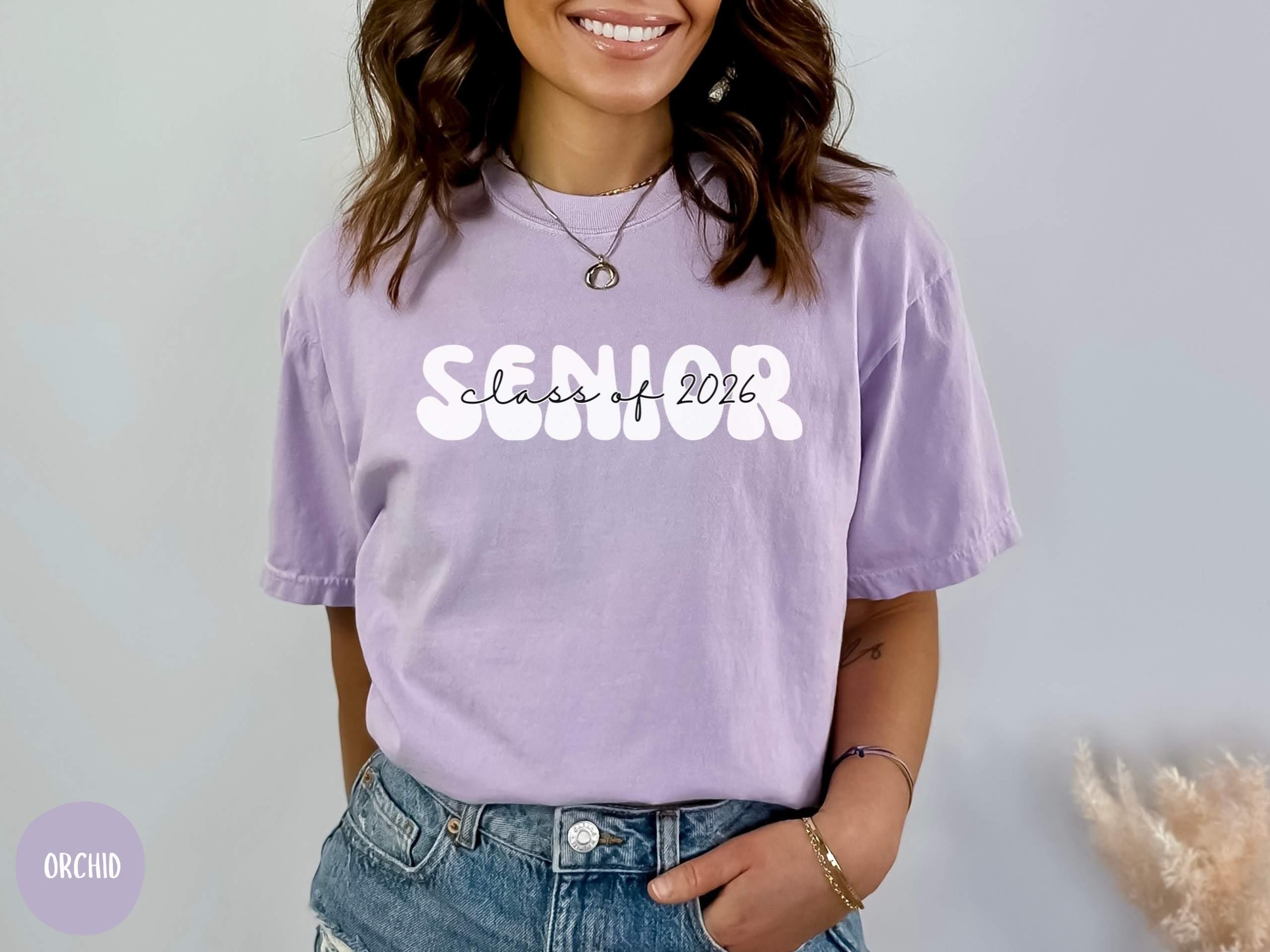 Comfort Colors® Class of 2026 Shirt, Senior Shirt, Graduation Gift 2026, College Senior, High School Senior, 2026 Graduate, Gift for Her