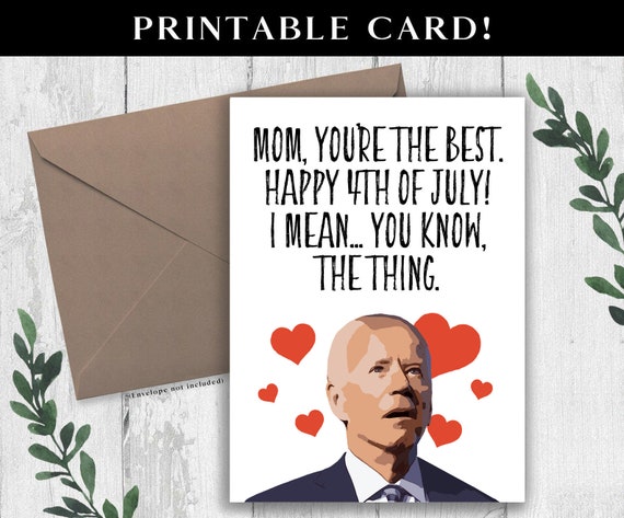 Printable Funny Joe Biden Mothers Day Card. Funny Mothers Day - Etsy Printable Funny Joe Biden Mothers Day Card. Funny Mothers Day - Etsy
