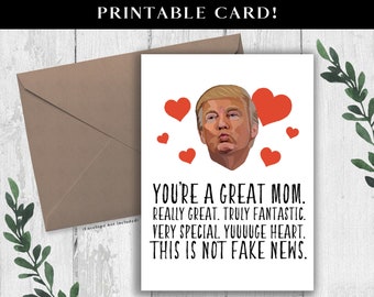 Biglietto Di Compleanno Umoristico Con Donald Trump - Make America