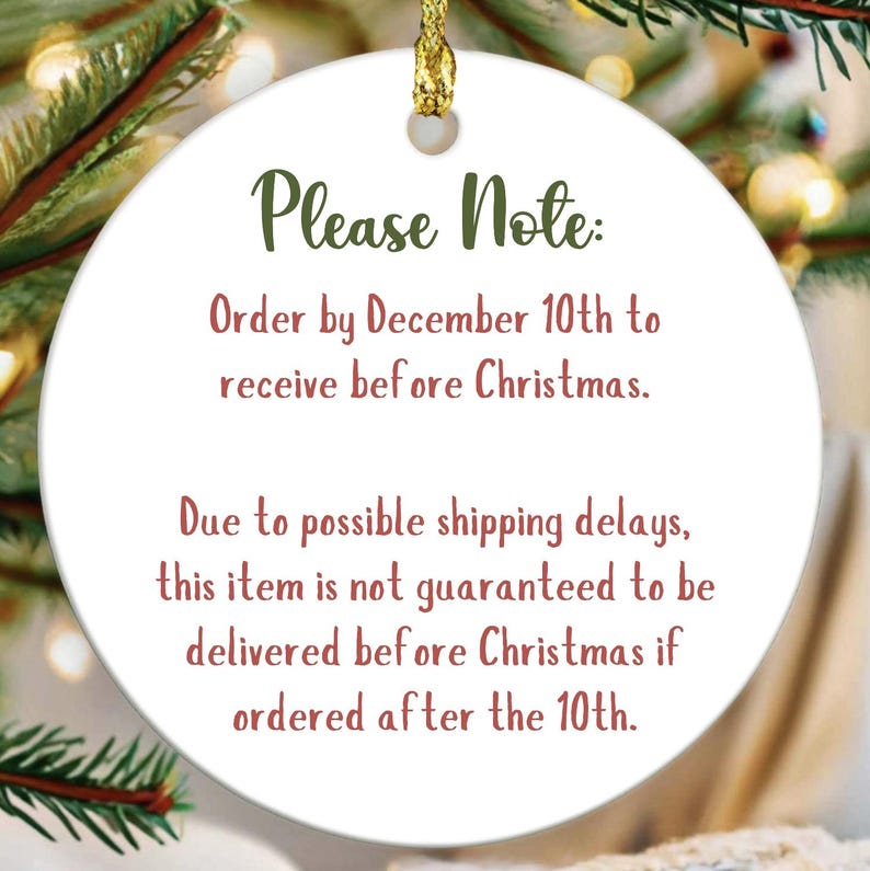 Personalized Event Planner Ornament, Vintagestyle Santas Favorite