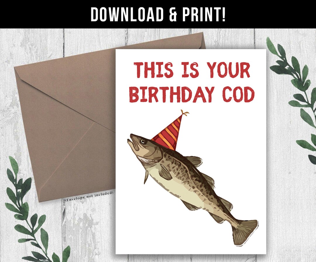 DIGITAL DOWNLOAD Funny Birthday Card for Him, Boyfriend, Husband ...