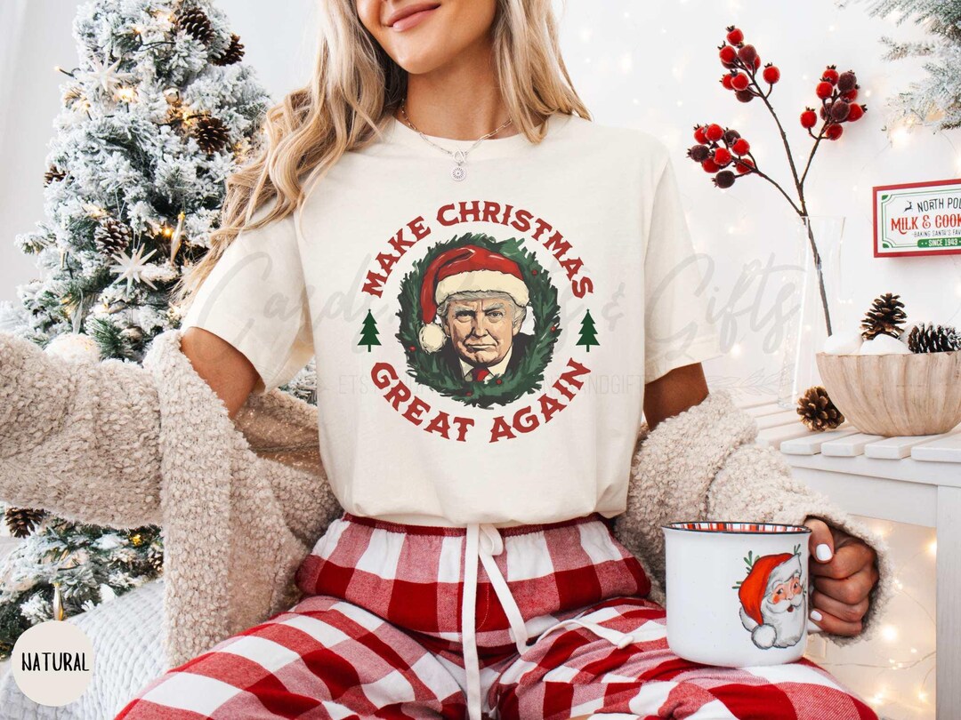 Funny Trump Ugly Christmas Shirt, Make Christmas Great Again, Trump