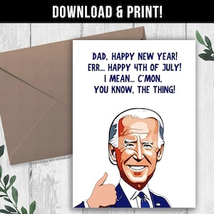 DIGITALER DOWNLOAD Lustige Biden vergisst Vatertagskarte, lustige Joe Biden-Vaterkarte, konservatives Vatergeschenk, Hunter Biden, Trump-Vatergeschenk, Meme
