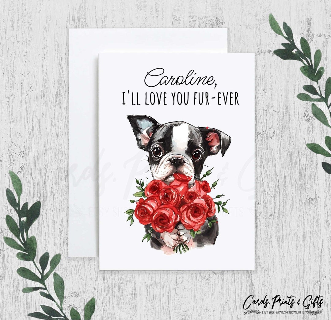 Funny Valentine Dog Valentine's Day Greeting Card - The Prize Booth