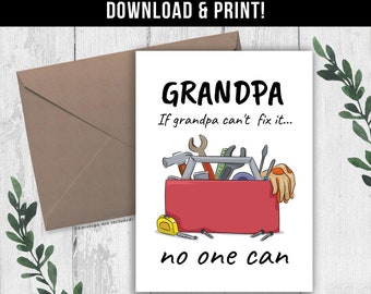 Portachiavi Per Uomo "If Dad Can't Fix It" | Regalo Per Papà, Nonno E Zio | Acciaio Inossidabile Con Sacchetto In Velluto