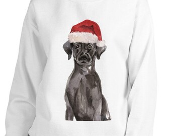 chocolate labrador christmas jumper