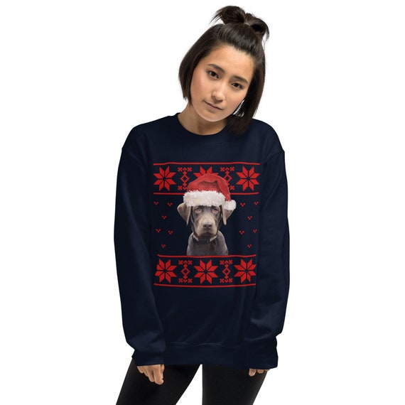 christmas sweater with dog