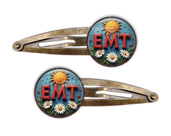 Hair Clip, Hair Pin, Barrettes, Bobby Pins, EMT Bobby Pin, EMT, Paramedic Hair Clip, EMT Barrette, Paramedic Bobby Pin, Paramedic