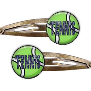 Hair Clip, Hair Pin, Barrettes, Snap Hair Clips, Bobby Pins, Tennis Bobby Pin, Tennis, Tennis Hair Clip, Tennis Barrette