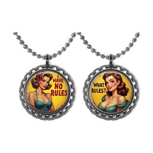 Hanger, ketting, retro ketting, retro, retro hanger, pin-up ketting, pin-up hanger, pin-up, retro