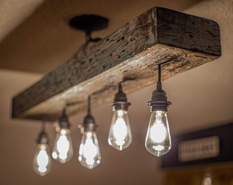 Rustic Farmhouse Light Fixture LED