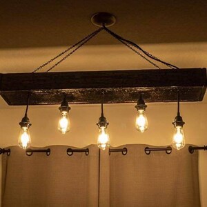 Rustic Farmhouse Light Fixture LED Bild 6