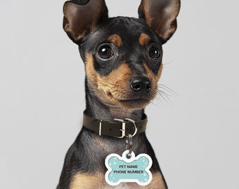 QR Code Dog Tag With Your Own Photo, Personalized Dog Tags Pet Name, Scannable QR Dog Id Tag, Silent Waterproof QR Dog Tag
