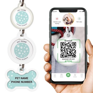 Dog ID Tag, Custom Dog Tag, Personalized Bone Dog Tag, Resin Dog Tag, Dog Tags For Dogs