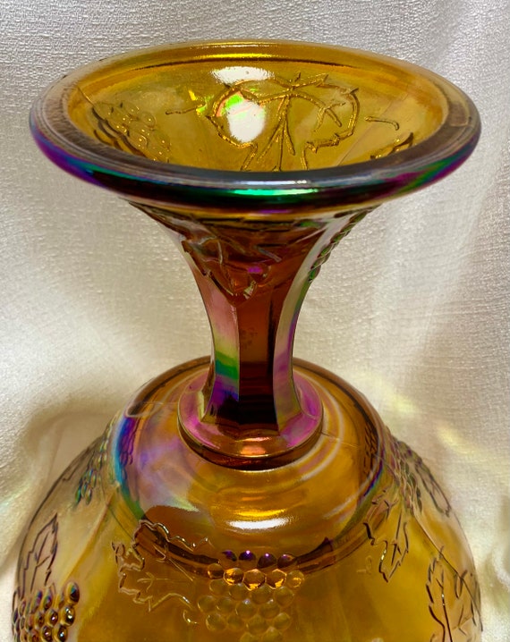 Vintage 1972 Indiana Glass Company | Marigold | Iridescent