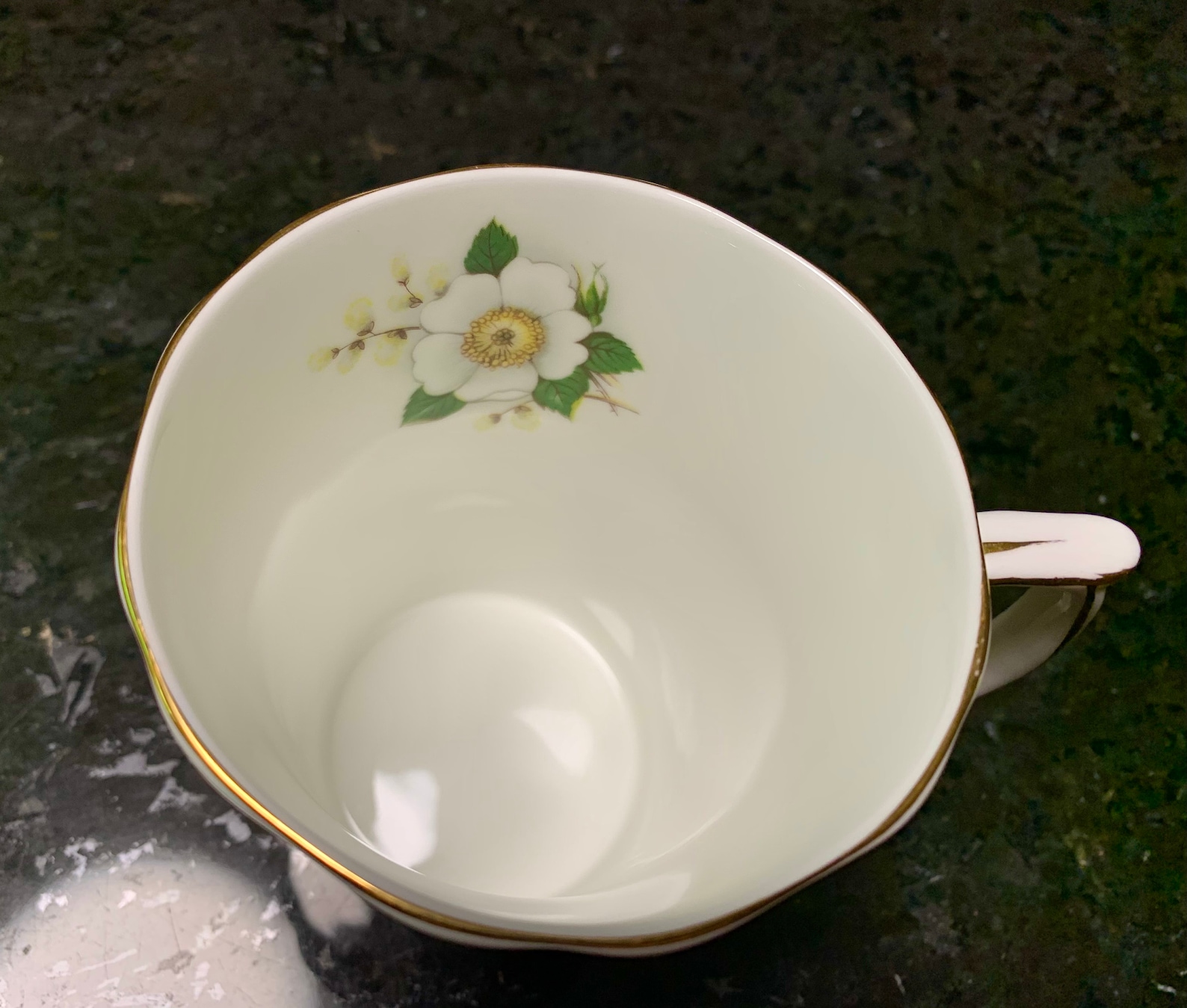 1970s Vintage Duchess Bone China Coffee Cup White Dogwood Etsy