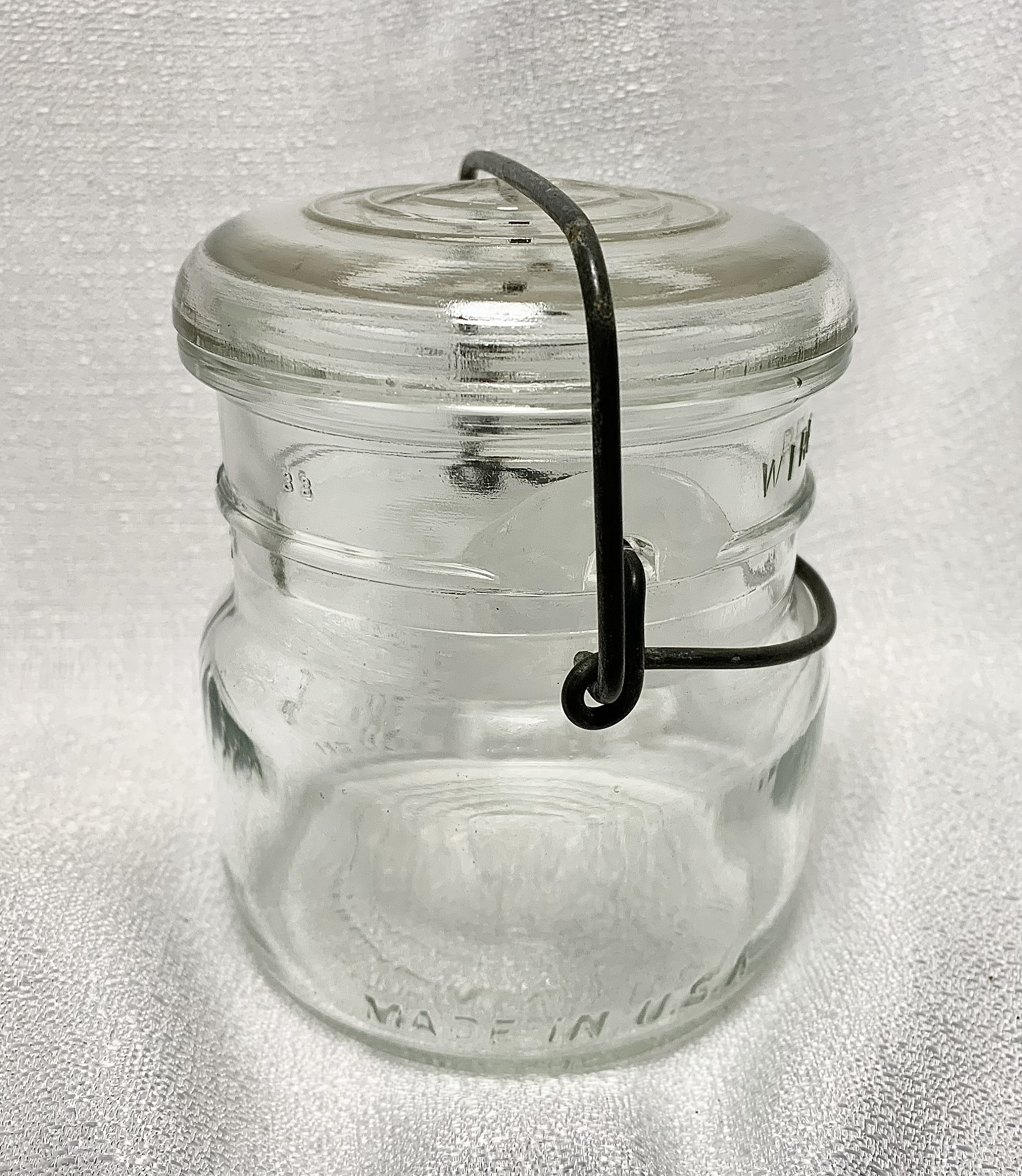 Vintage Ball Eclipse Wide Mouth Round Clear 'squat Pint' 16 Oz Glass